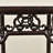 Chinese flower rack with solid wood grinding