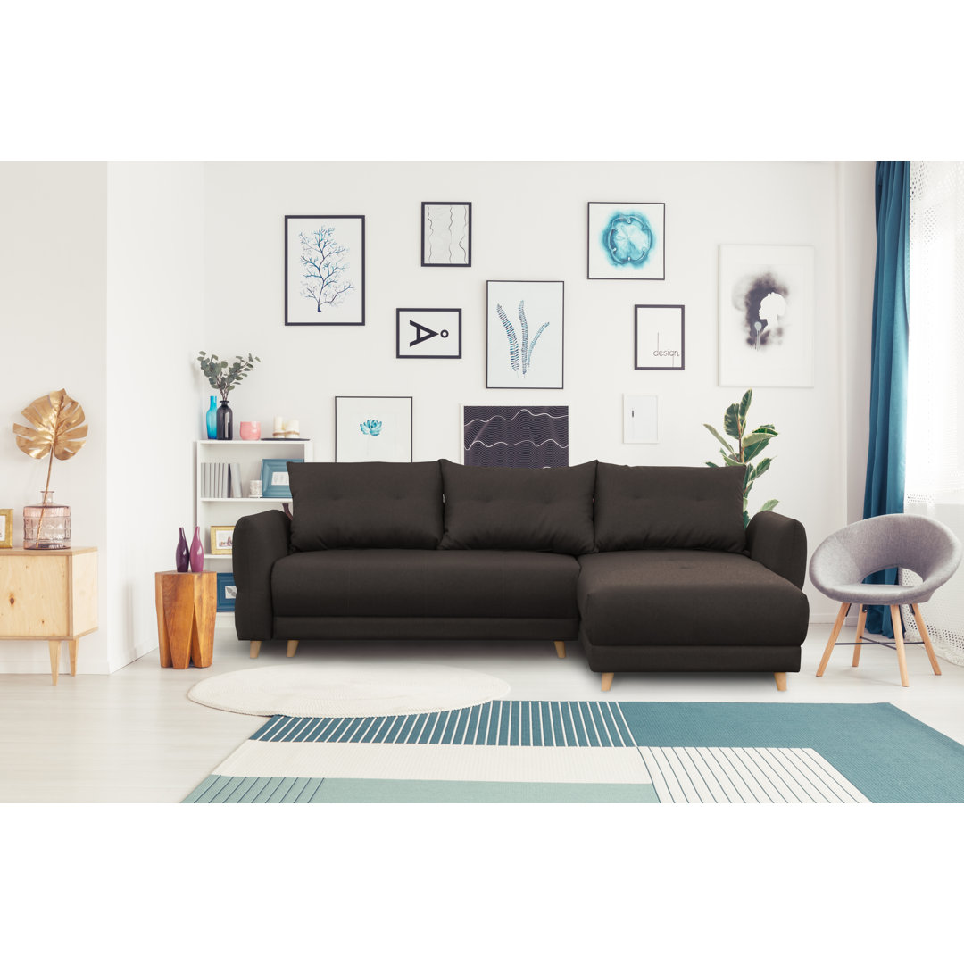 Ecksofa Talbert mit Bettfunktion