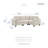 Skrzypek 89" Modern & Contemporary 4-Piece Sectional Sofa - Corduroy Sectional Sofa, Functional USB Port and Storage Pouches, Integrated Hidden Storage Under Seat-276671382
