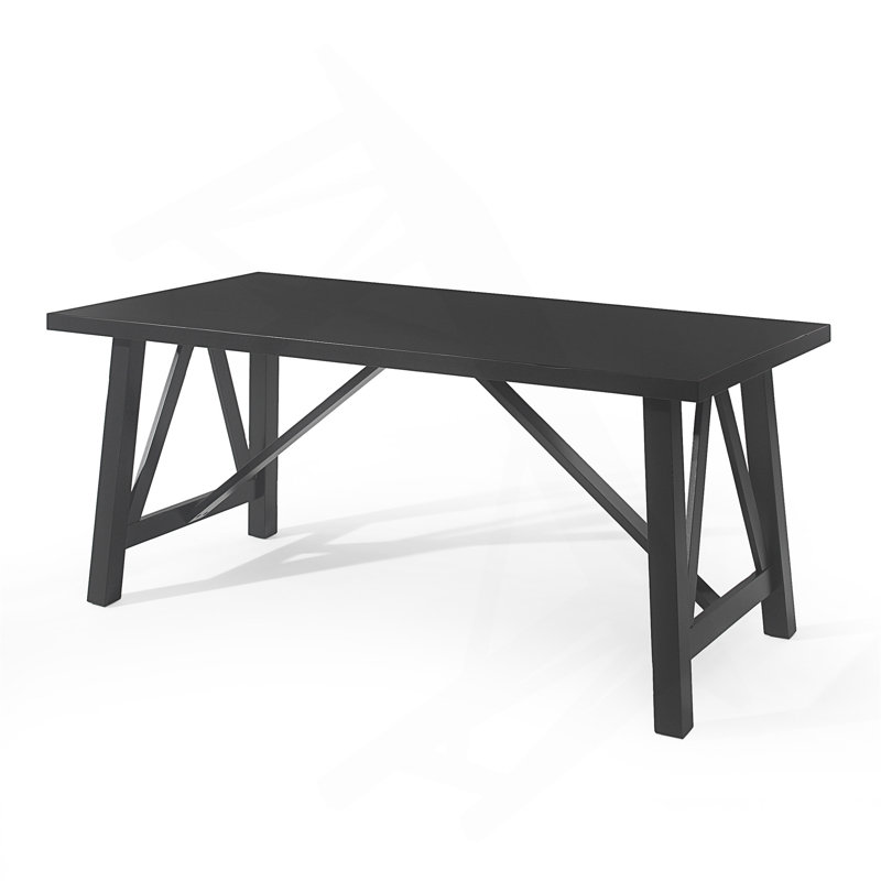 DINING TABLE, Matte Black
