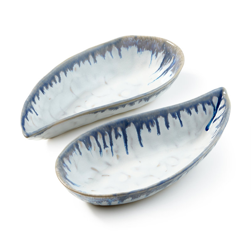 Burlington Mussel Shell Bowl Set, S, Pool