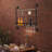 Rustic Wall Mounted Wine Rack Bottle Glass Storage Holder Shelf For Home Bar-2028344789