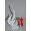 Statue abstraite de feu en résine Ameline Modern Art - Taille: L 6 po x l 3 po x H 12 po.-2005661734