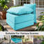 Ensemble de coussin de siège et de dossier en polyester résistant aux intempéries Deb-988359218-974621507-981643834