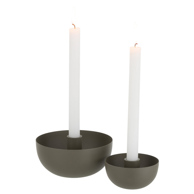 Cozy Iron Tabletop Tealight Holder, 8cm H x 15cm W x 15cm D, Black