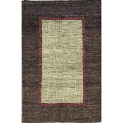 Pakistan Gabeh One-of-a-Kind 5'10" X 9' Wool Area Rug in
