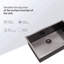 33"X19"X10" Gunmetal Black Undermount  Kitchen Sink 16 Gauge Single Bowl With Drain Assembly