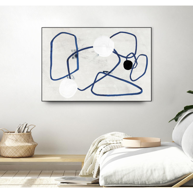 Midblue II, toile encadrée par Giant Art