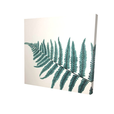 Beautiful Fern Exotic Green Canvas | Floral Botanical Decor