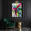 Aquarelle abstraite 51, art mural sur toile beige-726238617