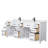 Beckett 84" Freestanding Double Bathroom Vanity with Cultured Marble Top-61131903-52605372-52605370