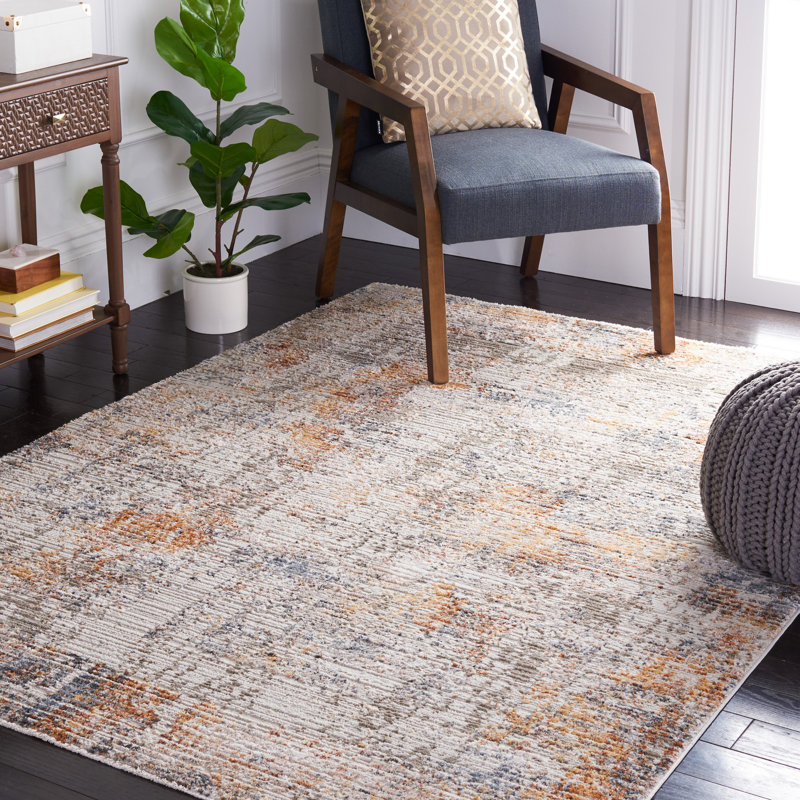 Princeton Performance Abstract Rug, Rectangle 5'3" x 7'6"