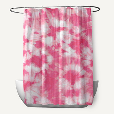 Rideau de douche simple à motif floral Pembrook