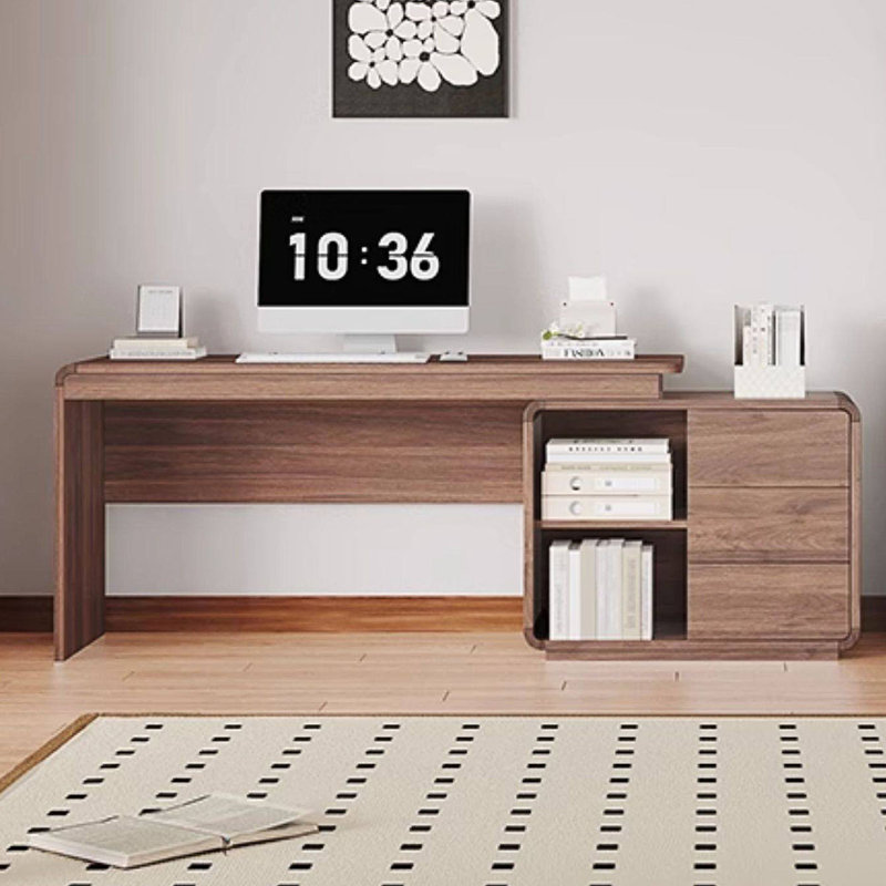 Practical Transformable 3-Drawer Large Capacity Desk