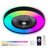 23-Inch Ceiling Fan Light With LED RGB – Dimmable & Color-Changing, APP & Remote Control, Modern Smart Ceiling Fan For Living Room, Bedroom, And Dining Room (Silent/6-Speed/Reversible/DC Motor)-1787773811