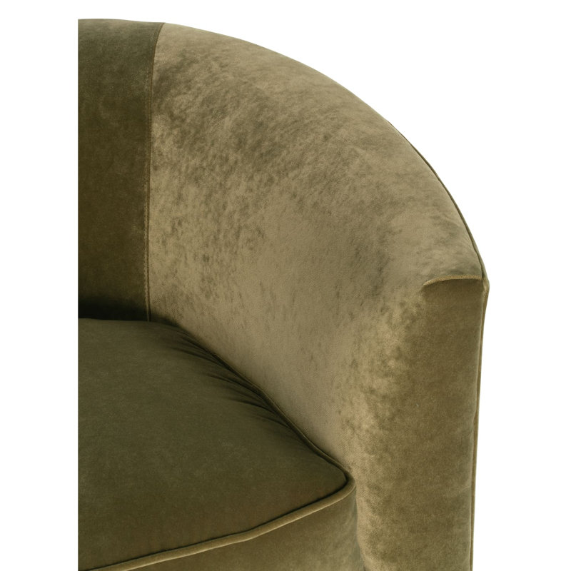 Baldwin Swivel Chair, Olive Velvet (13295-13)