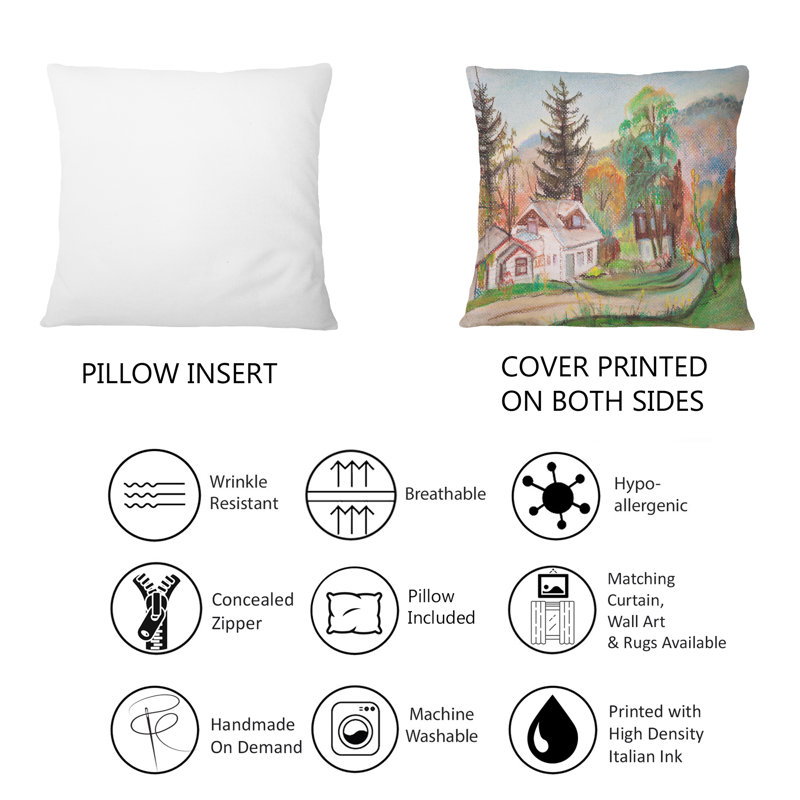 Coussin White House In The Countryside - Country