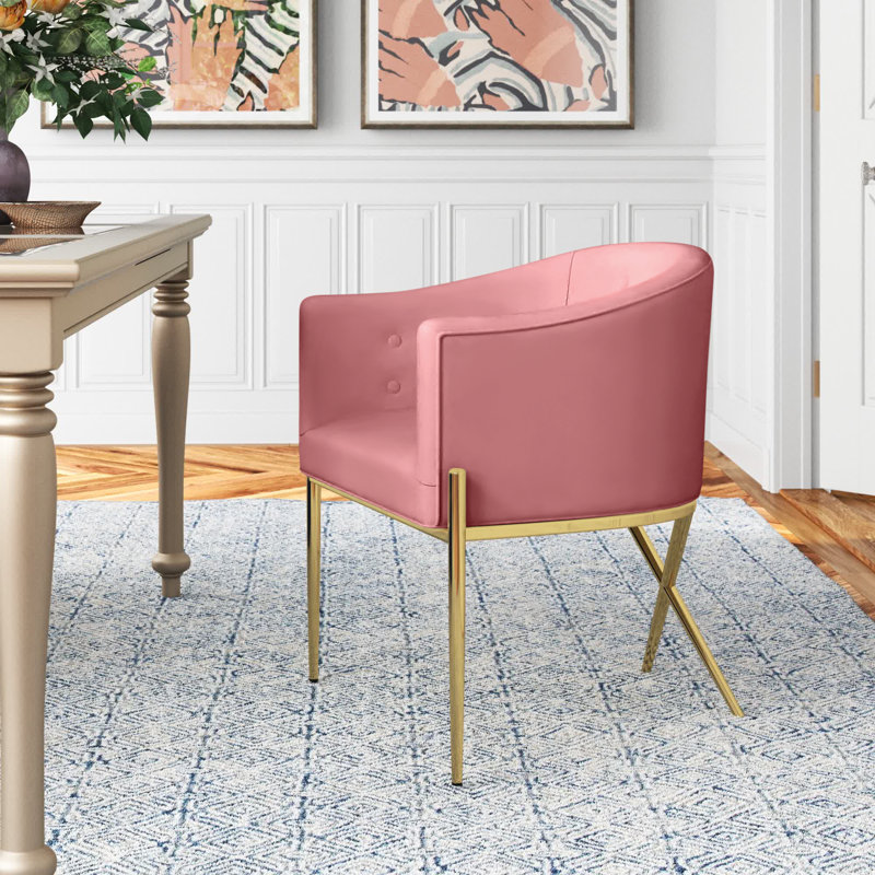 Fauteuil de salle à manger Modway, Vieux rose, 1