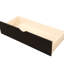 Lit plateforme simple avec 2 tiroirs à roulettes en bois massif et durable-1316879158