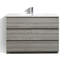 Ensemble de meuble-lavabo simple 47 po Korrina-824795491