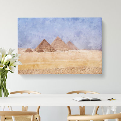 Great Pyramids of Egypt - Wrapped Canvas Graphic Art