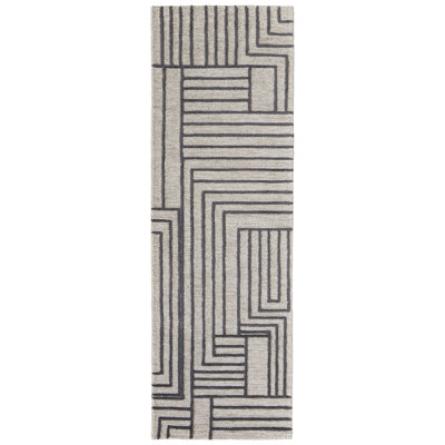 Gansett Modern Geometric, Tan/Brown Area Rug