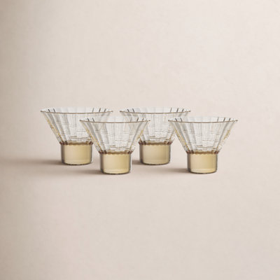 Ribbed Martini Glass