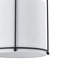 Luminaire suspendu Riggins, noir