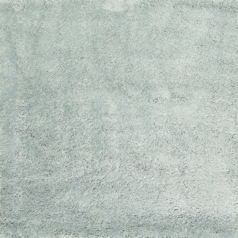 Tapis contemporain vert mer, Carré 4 pi