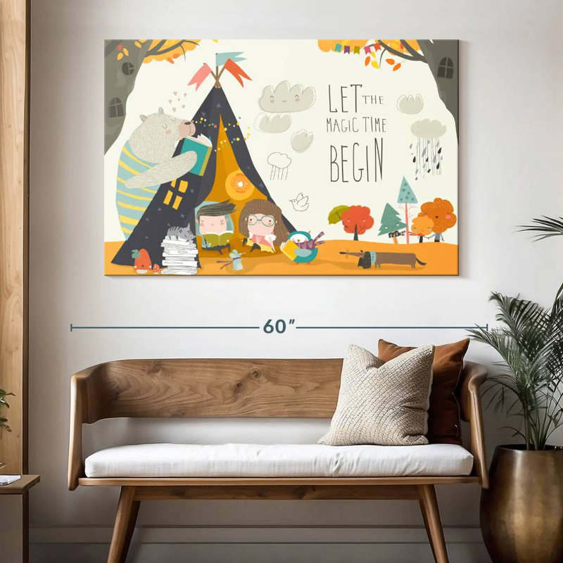 Ashelle «Let The Magic Time Commencer», H 34 po x l 51 po