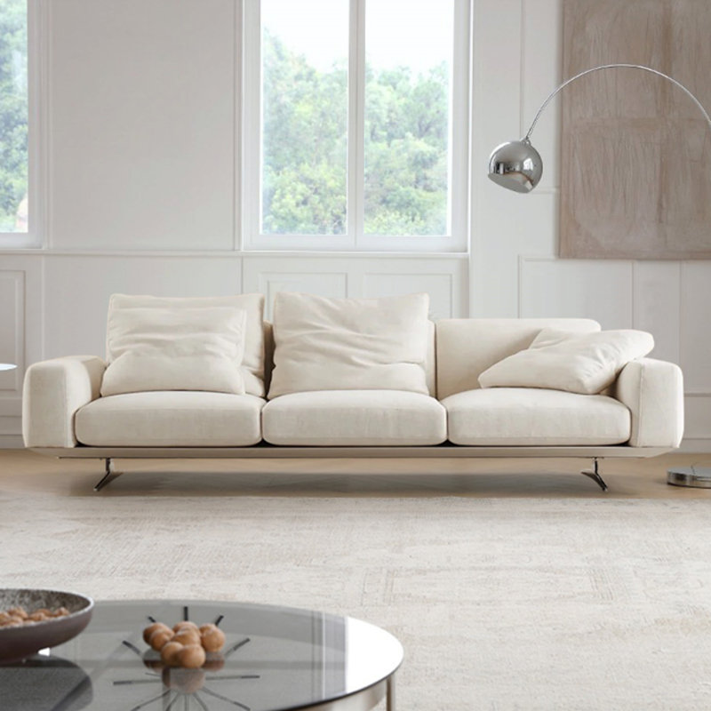 Italian Simple Light Luxury Fabric Sofa
