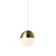 Ravello 5-in Integrated LED Height Adjustable ETL Certified Pendant Light with Globe Shade