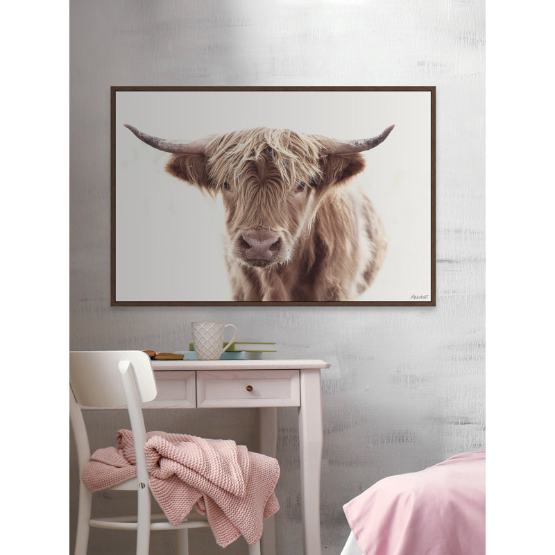 «Hairy Face», reproduction encadrée, Toile, Pas de tapis, L 18 po x H 12 po