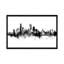 Austin Texas Skyline Black And White by Michael Tompsett - Print on Canvas-1475121486-1475121487
