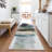 Machine Washable Indoor/Outdoor Xhevrie Green Rug-111828394