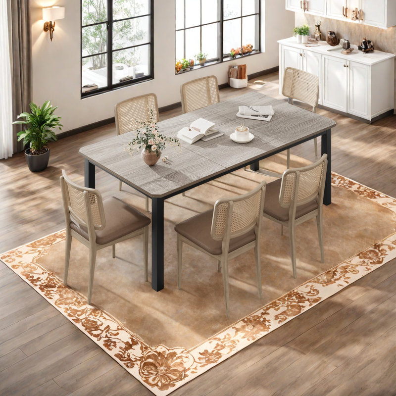 6 - Person Dining Set, Grey