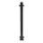 Fe26 39.5 in. H x 2 in. W Steel Railin.g Lin.e Post