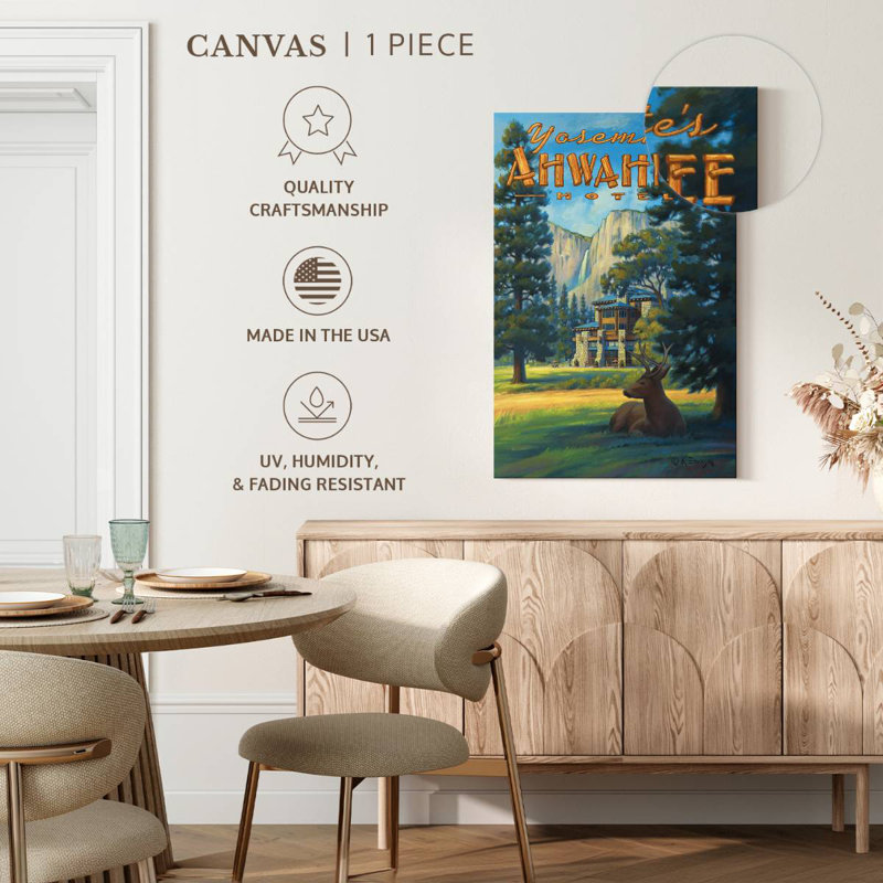 Alvord Ahwahnee Hotel, H 30 po x l 20 po
