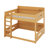 Queen Over Queen Bunk Bed With Storage Shelves & USB Ports-1999869950