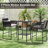 Tannehill 3-Piece Steel Outdoor Bar Set-85875316