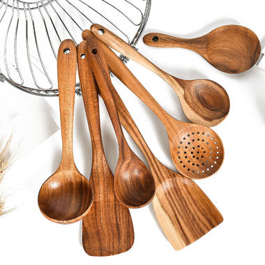 KitchenAid Ecological Natural Wood Turner Spatula - AliExpress