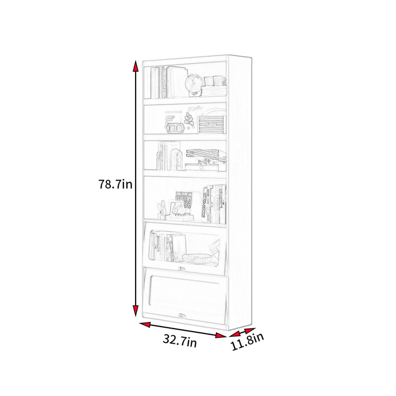 Sagatov, H 78,7 po x l 32,7 po x P 11,8 po
