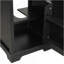 Meuble-lavabo de 20 po avec lavabo, armoire de salle de bain avec porte à fermeture douce, support de rangement et tablette réglable, noir-758132938