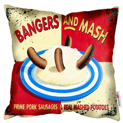 Bangers and Mash - Martin Wiscombe Cushion