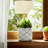 Stoneware Ceramic Planter with Sculpted Textured Form and Rounded Silhouette for Decorative Display and Botanical Arrangement in Indoor or Covered Outdoor Settings-126410033