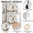 Minimalist Hall Tree With Cube Storage & Bench – Entryway Organizer With 8 Hooks & Shoe Cabinet-1447853770