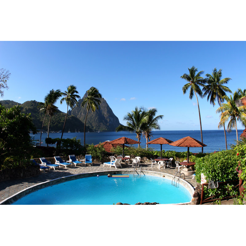 Tropical Resort In Caribbean by Jwilliams65 - Wrapped Canvas Print, 30cm H x 46cm W x 3.8cm D