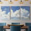 Lanscape Study Series VII - Ensemble de toiles tendues avec châssis Premium - Prêt à être accroché-565857625