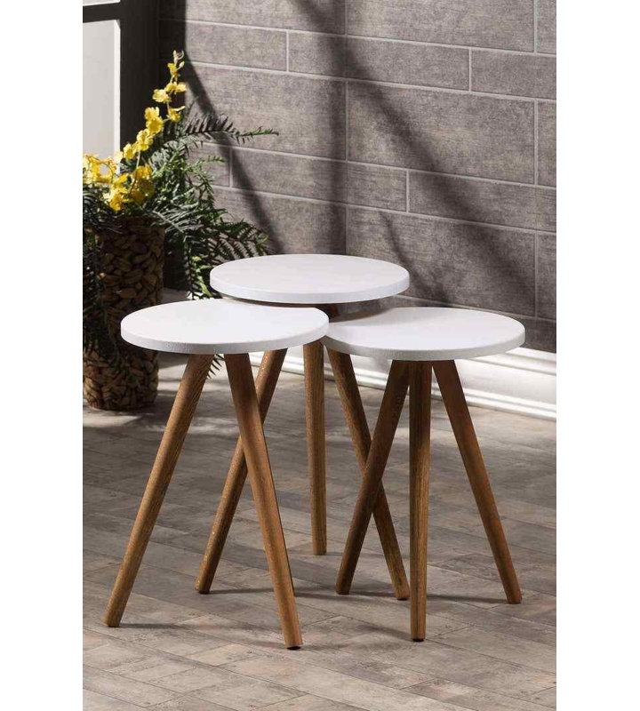 Annabel 14cm Console Table, White