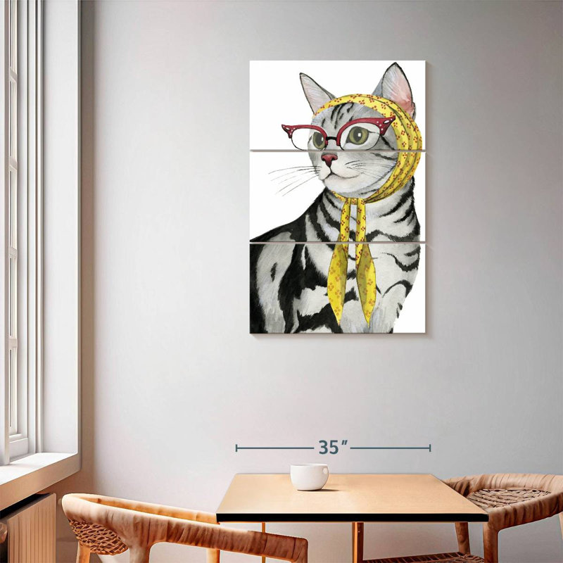 Brampt Cool Cat III, 57" H x 36" W